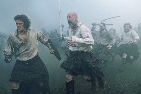 Sam Heughan, Graham McTavish - Outlander - Die Highland-Saga - Schlachtplan - Filmfotos
