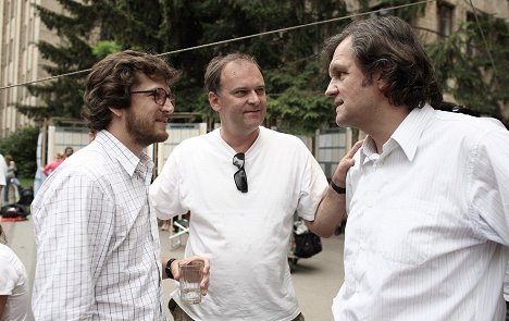 Guillaume Canet, Christian Carion, Emir Kusturica - L'Affaire Farewell - Tournage