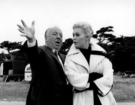 Alfred Hitchcock, Kim Novak - Vertigo - Aus dem Reich der Toten - Dreharbeiten