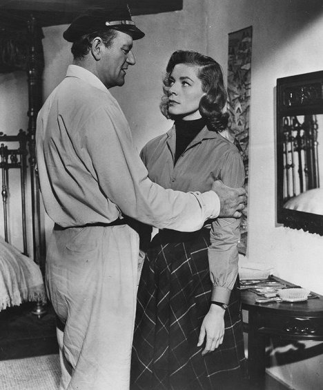 John Wayne, Lauren Bacall - Der gelbe Strom - Filmfotos