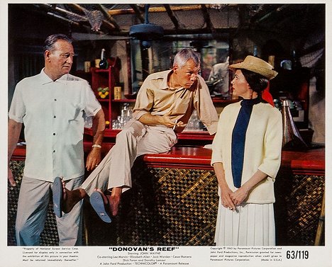 John Wayne, Lee Marvin, Elizabeth Allen - Donovanův útes - Fotosky