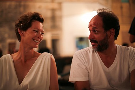 Tilda Swinton, Luca Guadagnino - Oslněni sluncem - Z natáčení