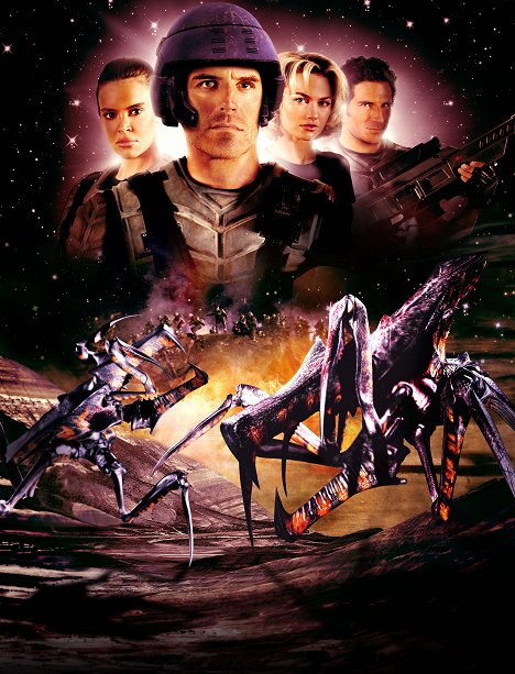 Colleen Porch, Richard Burgi, Kelly Carlson, Ed Quinn - Starship Troopers 2: Held der Föderation - Werbefoto