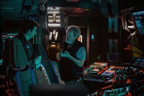 Danny McBride, Ridley Scott - Alien: Covenant - Van de set