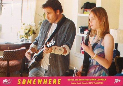 Stephen Dorff, Elle Fanning - Somewhere - Cartes de lobby