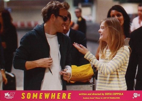 Stephen Dorff, Elle Fanning - Somewhere – Algures - Cartões lobby