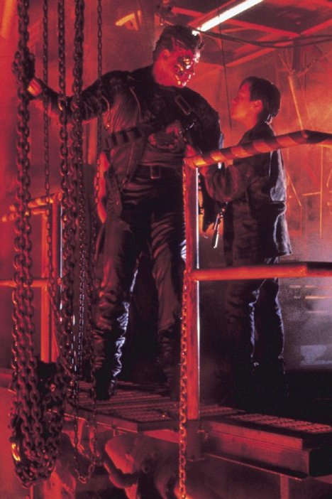 Arnold Schwarzenegger, Edward Furlong - Terminator 2: Dzień sądu - Z filmu