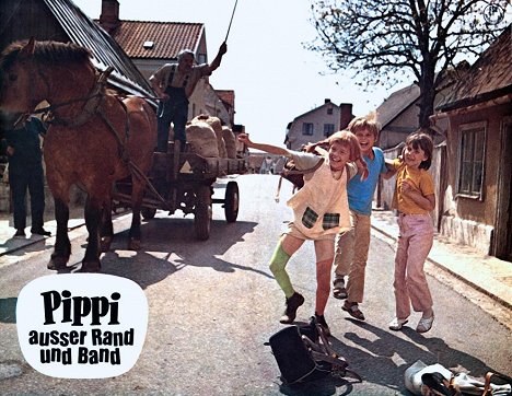 Inger Nilsson, Pär Sundberg, Maria Persson - På rymmen med Pippi Långstrump - Lobby karty