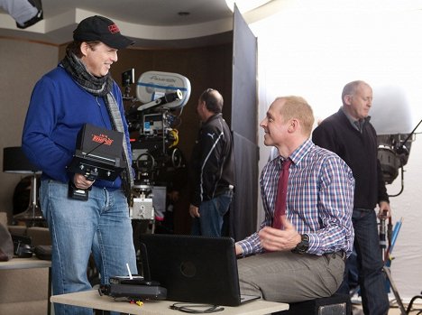 Brad Bird, Simon Pegg - Mission: Impossible - Ghost Protocol - Van de set