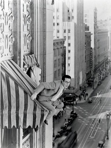 Harold Lloyd - Harold - boty - mrakodrap - Z filmu