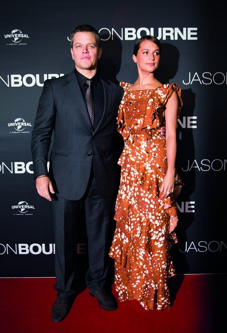 Matt Damon, Alicia Vikander - Jason Bourne - Z imprez
