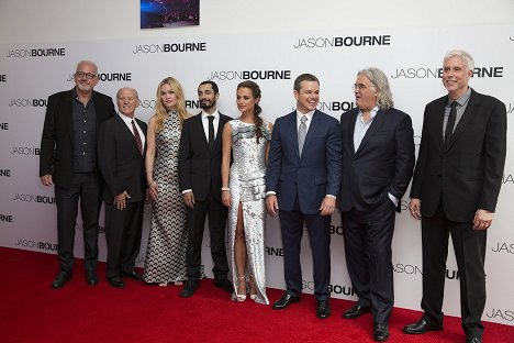 Julia Stiles, Riz Ahmed, Alicia Vikander, Matt Damon, Paul Greengrass - Jason Bourne - Veranstaltungen