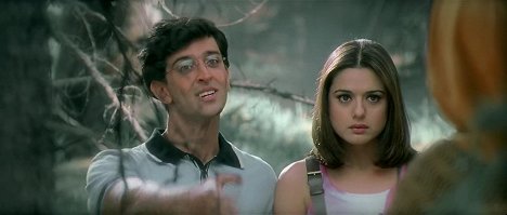 Hrithik Roshan, Preity Zinta - Krrish - Van film