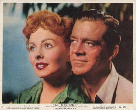 Jeanne Crain, Dana Andrews - Duel in the Jungle - Lobby Cards