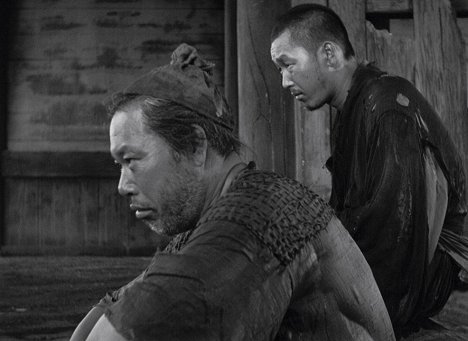Takashi Shimura, Minoru Chiaki - Rashomon, el bosque ensangrentado - De la película