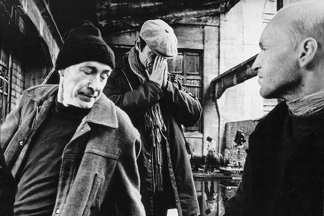 Nikolay Grinko, Andréi Tarkovski, Aleksandr Kaydanovskiy - Stalker - Del rodaje