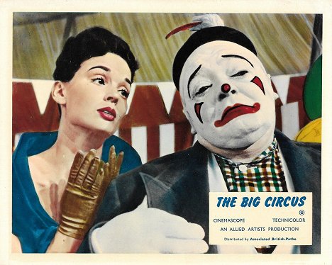 Kathryn Grant, Peter Lorre - The Big Circus - Lobbykarten