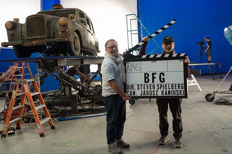 Janusz Kaminski, Steven Spielberg - BFG – Big Friendly Giant - Dreharbeiten