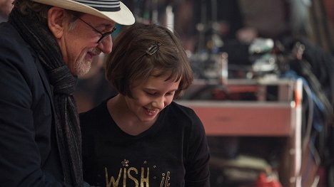 Steven Spielberg, Ruby Barnhill - BFG – Big Friendly Giant - Dreharbeiten