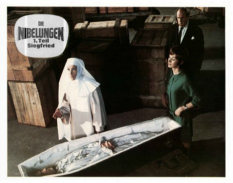 Brigitte Horney, Susan Hampshire, Robert Morley - Das Geheimnis der weißen Nonne - Vitrinfotók