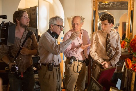 Woody Allen, Vittorio Storaro, Jesse Eisenberg - Café society - Z natáčení