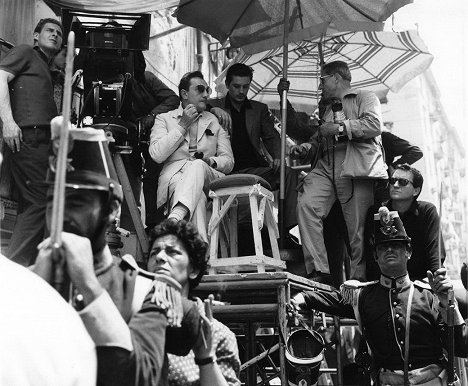 Luchino Visconti, Alain Delon - Der Leopard - Dreharbeiten