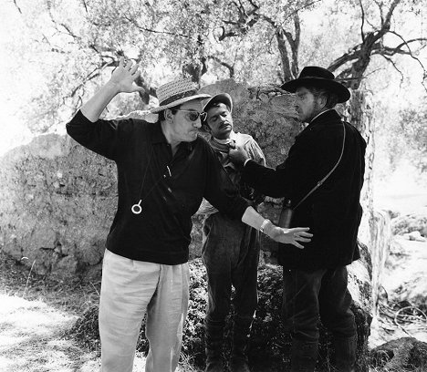 Luchino Visconti, Serge Reggiani, Burt Lancaster - Le Guépard - Tournage