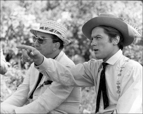 Luchino Visconti, Alain Delon - Tiikerikissa - Kuvat kuvauksista