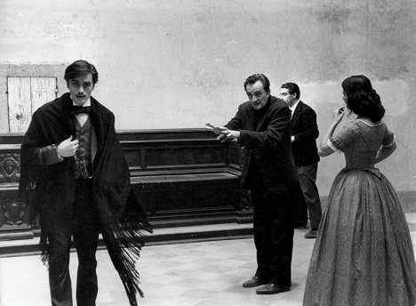 Alain Delon, Luchino Visconti, Claudia Cardinale - The Leopard - Making of