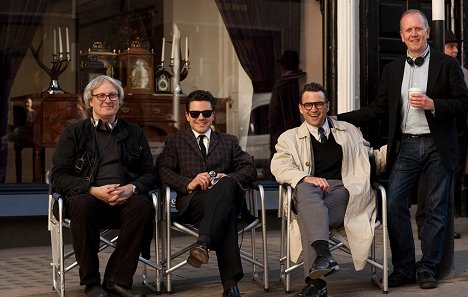 Simon Curtis, Dominic Cooper, Dougray Scott - My Week with Marilyn - Kuvat kuvauksista