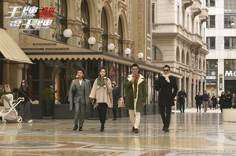 Cho-Lam Wong, Xiaoming Huang, Andy Lau - Wang pai dou wang pai - Dreharbeiten
