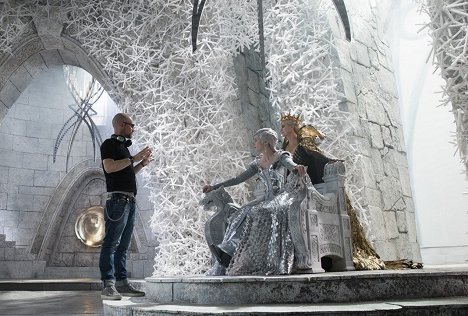 Cedric Nicolas-Troyan, Emily Blunt, Charlize Theron - The Huntsman & The Ice Queen - Dreharbeiten