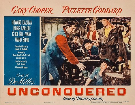 Paulette Goddard - Unconquered - Lobby karty