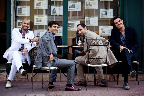 Farid Larbi, Salim Kechiouche, El Bachir Bouchalga, Arnaud Ducret - Fortunes - Forgatási fotók