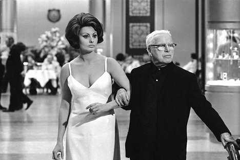 Sophia Loren, Charlie Chaplin - Die Gräfin von Hongkong - Dreharbeiten