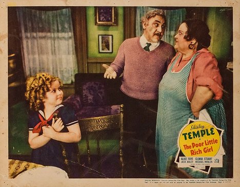 Shirley Temple, Henry Armetta - Poor Little Rich Girl - Lobbykarten