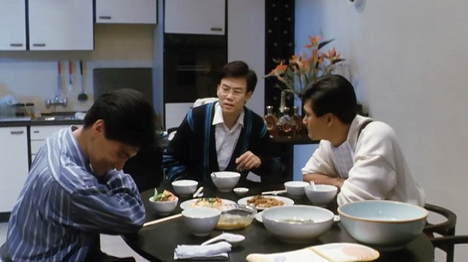 Jacky Cheung, Raymond Pak-Ming Wong, Yun-fat Chow - Baat seng bou hei - Filmfotos