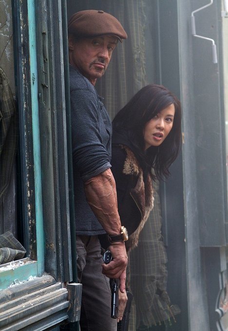 Sylvester Stallone, Nan Yu - The Expendables 2 - Photos