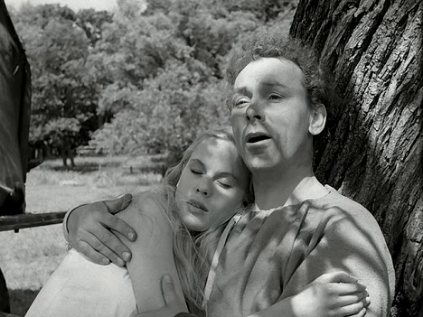 Bibi Andersson, Nils Poppe - The Seventh Seal - Photos