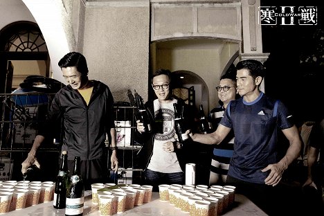 Yun-fat Chow, Sunny Luk, Lok-Man Leung, Aaron Kwok - Cold War II - Del rodaje