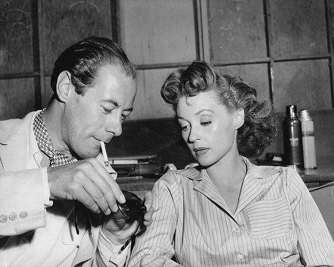Rex Harrison, Lilli Palmer - Plášť a dýka - Z natáčení