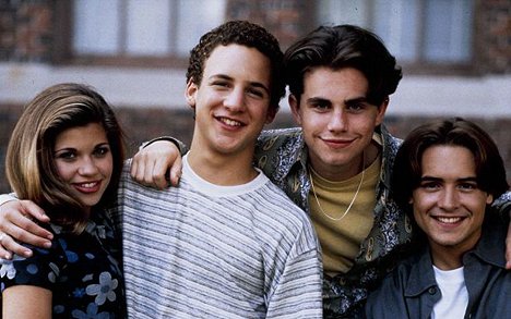 Danielle Fishel, Ben Savage, Rider Strong - Boy Meets World - Promóció fotók