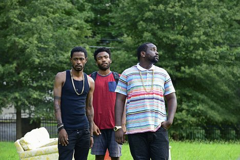 Lakeith Stanfield, Donald Glover, Brian Tyree Henry - Atlanta - The Big Bang - Photos