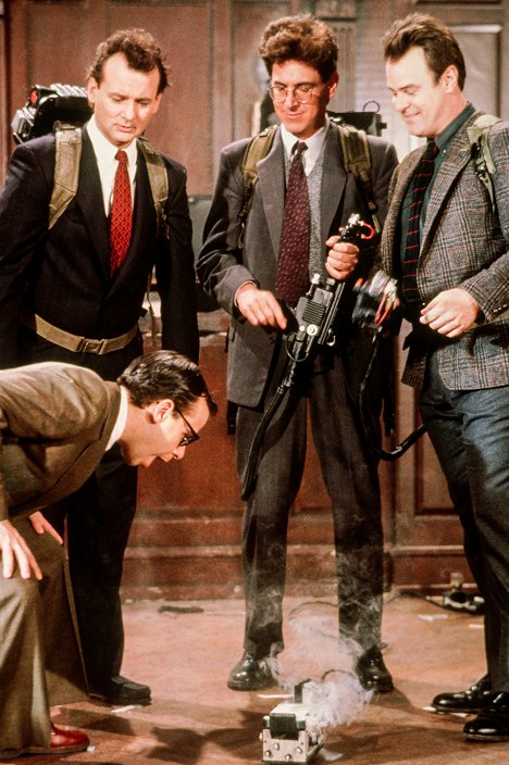 Rick Moranis, Bill Murray, Harold Ramis, Dan Aykroyd - Ghostbusters II - Filmfotos