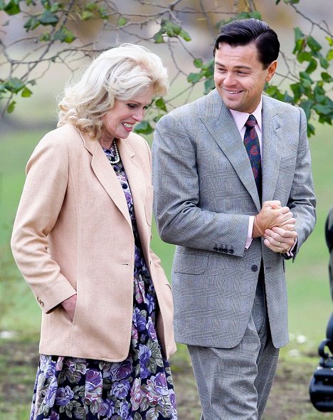 Joanna Lumley, Leonardo DiCaprio - The Wolf of Wall Street - Dreharbeiten