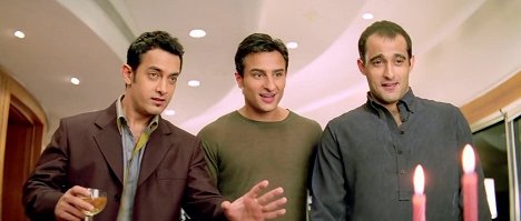 Aamir Khan, Saif Ali Khan, Akshaye Khanna - Mé srdce touží - Z filmu