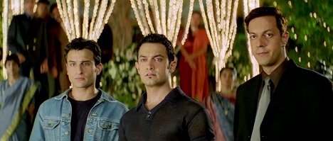 Saif Ali Khan, Aamir Khan, Rajat Kapoor - Mé srdce touží - Z filmu