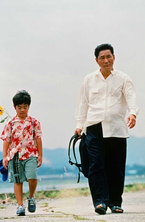 Yūsuke Sekiguchi, Takeshi Kitano - Kikujiros Sommer - Filmfotos