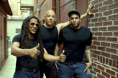 Tego Calderón, Vin Diesel, Don Omar - Fast & Furious 8 - Dreharbeiten