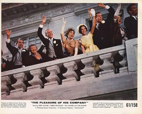 Gary Merrill, Elvia Allman, Fred Astaire, Lilli Palmer - The Pleasure of His Company - Lobby Cards